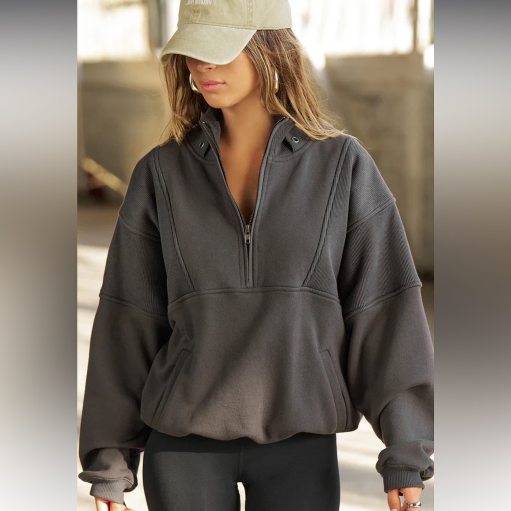 Joah brown retro half zip